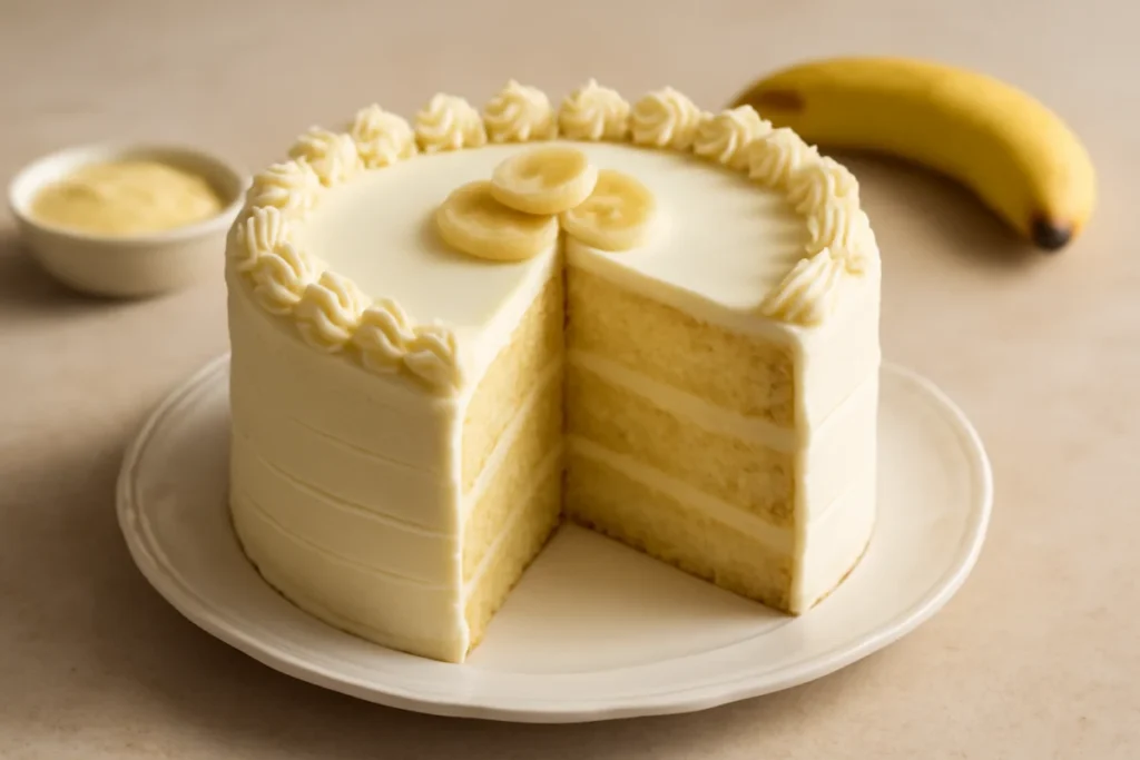 Banana Cream Layer Cake