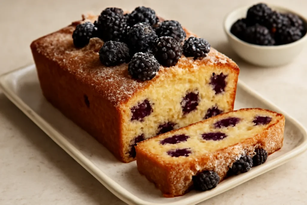Blackberry Pound Cake Recipe