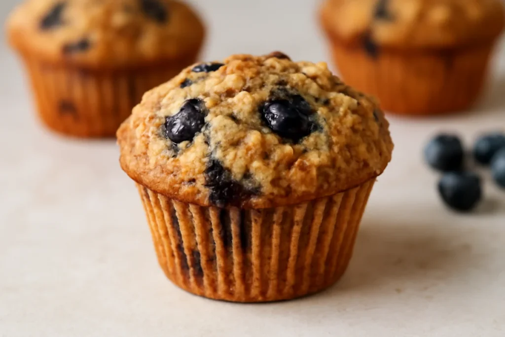 Blueberry Banana Oatmeal Muffin