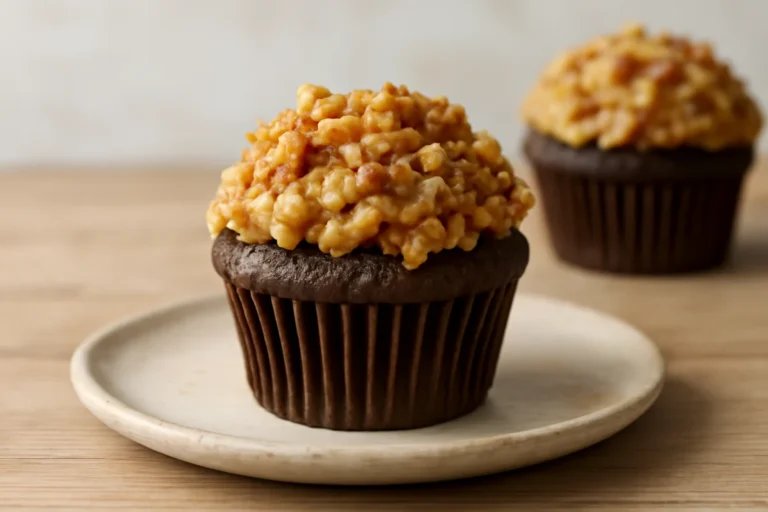 German Chocolate Cupcakes