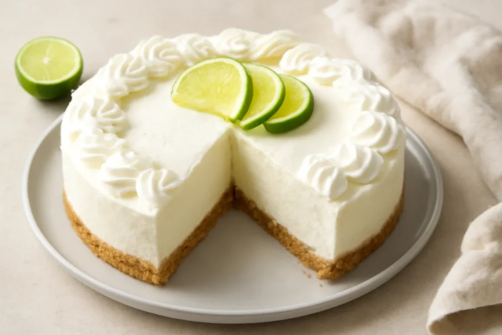 No Bake Key Lime Cheesecake