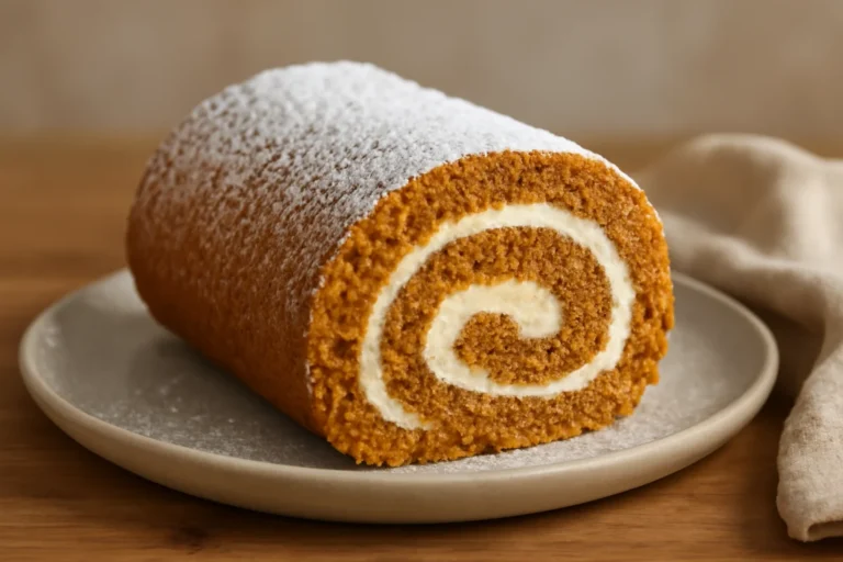 Pumpkin Roll Cake