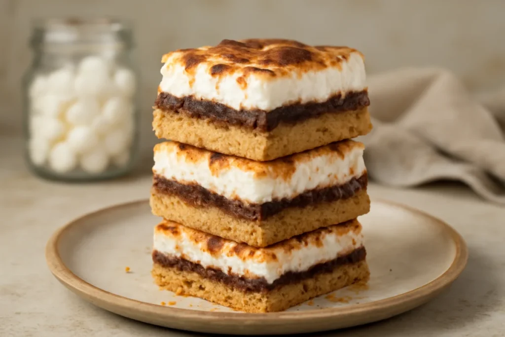 S’MORES GRAHAM CRACKER SHORTBREAD