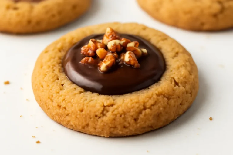 Turtle Thumbprint Cookies
